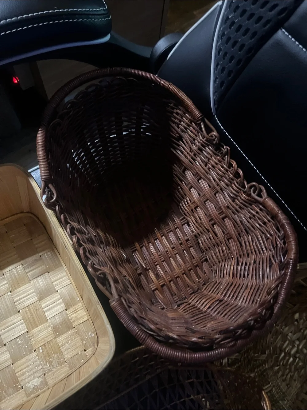 Woven Assorted Basket Set - Natural Brown & Light Tan